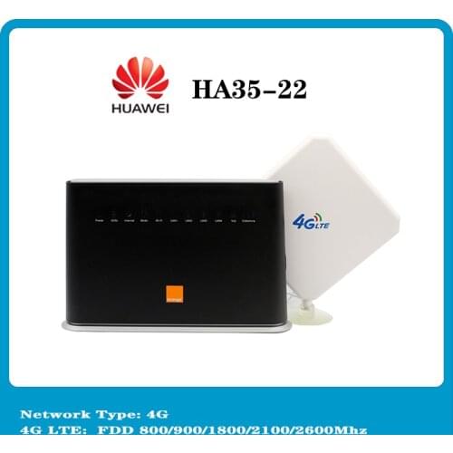 Unlocked 4G Wireles Router Used Huawei HA35 4G Lte 300Mbps Wfi Router With Antenna Pk B612 B525