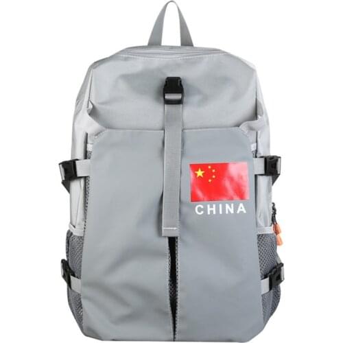 Backpack men chinese style sports basketball football laptop backpacks outdoor travel boys student school bags large capacity