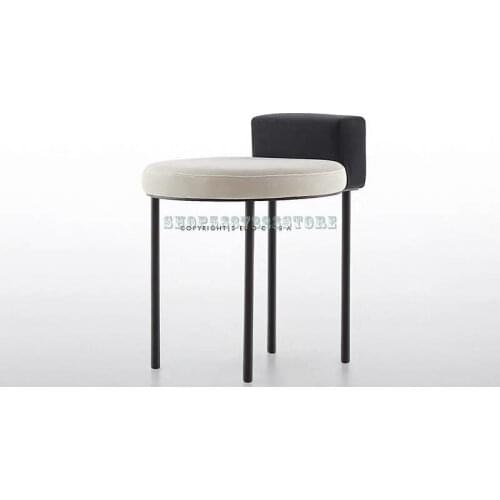 Seedcasa Designer Furniture Nordic Modern Minimalist Chair Stainless Steel Dressing Table Dressing Stool Dressing Stool