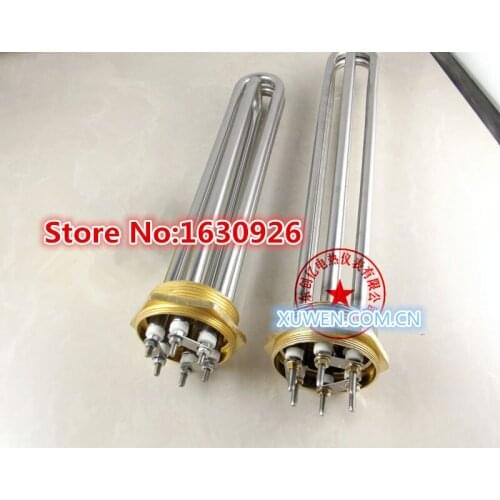 Terminals Water Boiler Heating Element 3U Tube Heater AC 380V 9KW 6P Electricity Generation