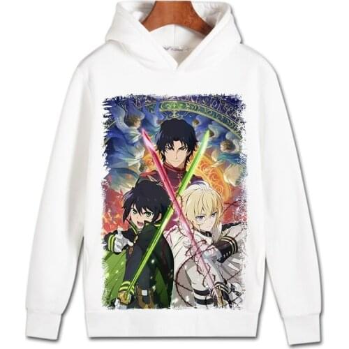 Seraph of the end Cosplay Hoodie Guren Ichinose Mikaela Hyakuya Hoodies Winter Autumn Fleece Sweatshirts Casual Pullover Costume