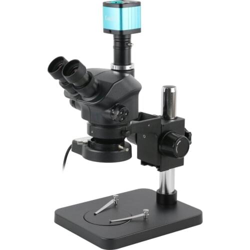 Simul-Focal 7X-50X Zoom Trinocular Stereo Microscope HD 1080P HDMI USB Industrial PCB Soldering Camera Repair Set