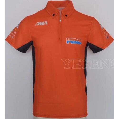 Street Moto Riding Quick Dry Short Sleeve For Honda Motocross Motorcycle Dirt Bike Offroad Mens Polo Shirt