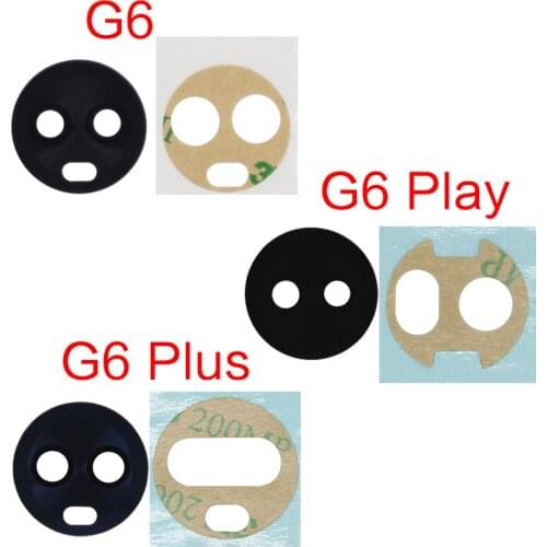 1pcs For Motorola G6 Plus G6Play Rear Back Camera Glass Lens Protector Cover With 3M Adhesive