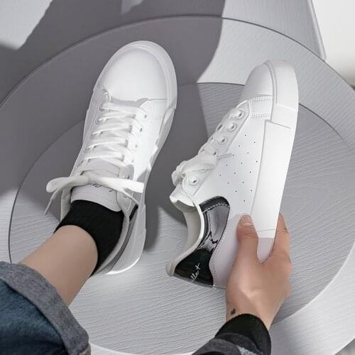 2021 Spring New Designer Wedges White Shoes Female Platform Sneakers Women Tenis Feminino Casual Shoes for Woman Sneakers
