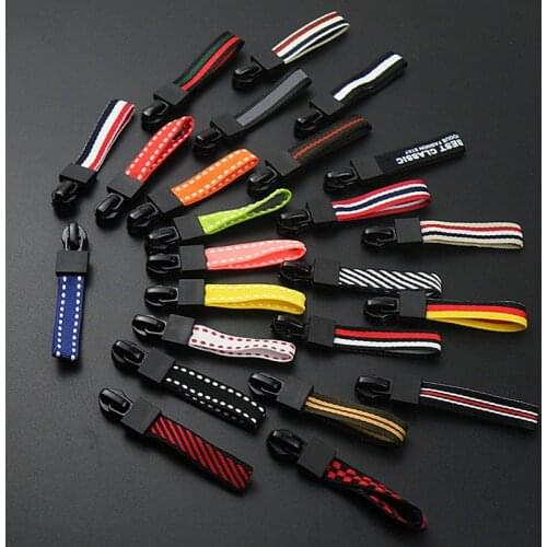 2pcs /Lot 5# Fashion Zipper Head Zipper Accessories Backpack Clothes Coat Metal slider Nylon Rope Decoration P099
