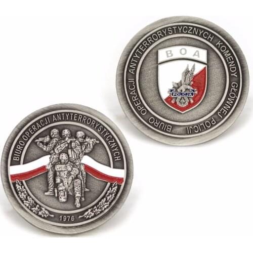 3D Coin hot sale antique silver Coin Emblem low price custom plating old silver USA military coins