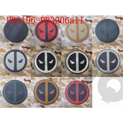 3D PVC patch DEadpool Tactical Airsoft Morale