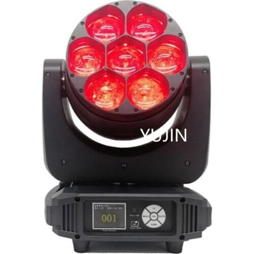 4pcs/lot Bee Eye light RGBW 4 in1 zoom beam wash moving head 7x40w bee eye led moving head light