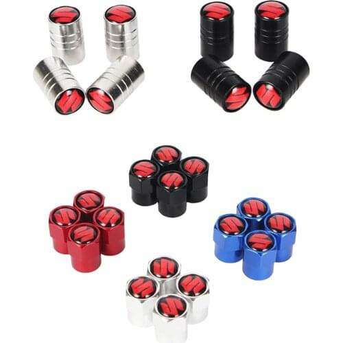 4PCS Tire Valve Cap Car Truck Tyre Rim Valve Wheel Stem Cap For Suzuki Jimny Samurai grand vitara sx4 swift Alto