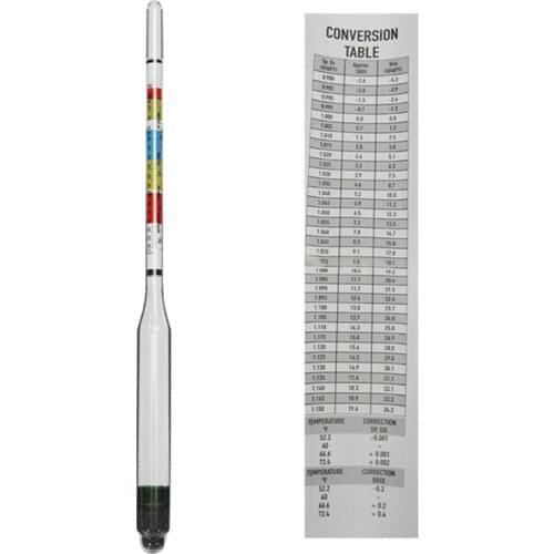 Triple Scale Hydrometer Beer & Wine Home Brewing Craft Cider Making Beer Wine Top Quality Brewer Built