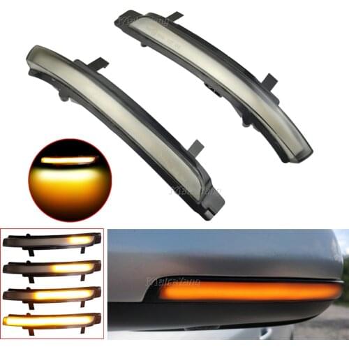 Dynamic LED Turn Signal Blinker Mirror Flasher Light Sequential Lamp For Skoda Octavia 2009-2013 SUPERB 2008-2014