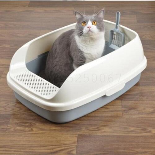 Cat Sand Pot Semi-closed Cat Toilet Cat Shit Cat Pot Shit Pot Urinary Pot Small And Large Cat Sand Pot Cat Products