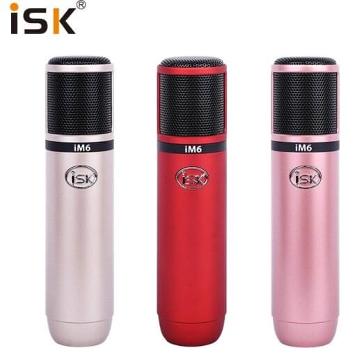 ISK IM6 mini mobile karaoke condenser microphone handheld microphone for stage/karaoke