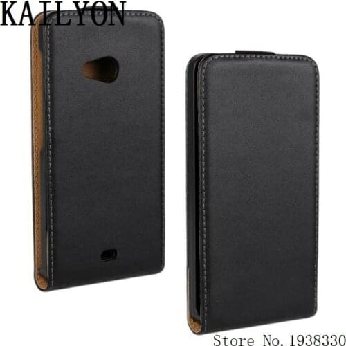 KAILYON Luxury Genuine Leather Flip Vertical Case For Nokia Lumia 535 1090 1089 High Quality Mobile Phone Cover Bags Shell Prote