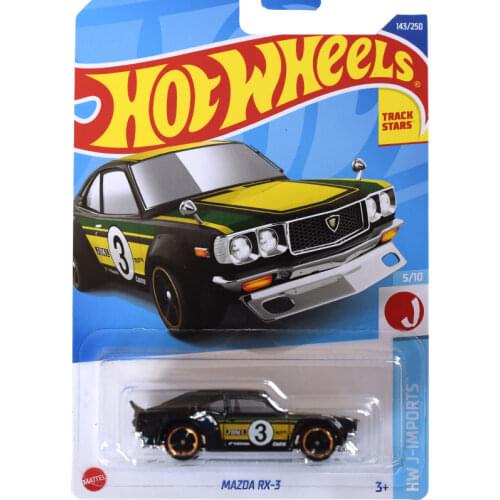 2021-137 Hot Wheels Cars MAZDA RX-3 1/64 Metal Diecast Model Collection Toy Vehicles
