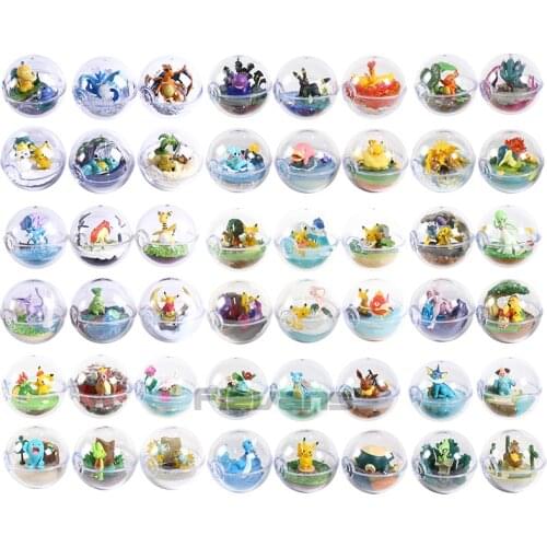 Pokemon Terrarium Collection Figure Vol.1~10 Pikachu Bulbasaur Charmander Umbreon Lapras Eevee Gengar Snorlax Zapdos Mewtwo