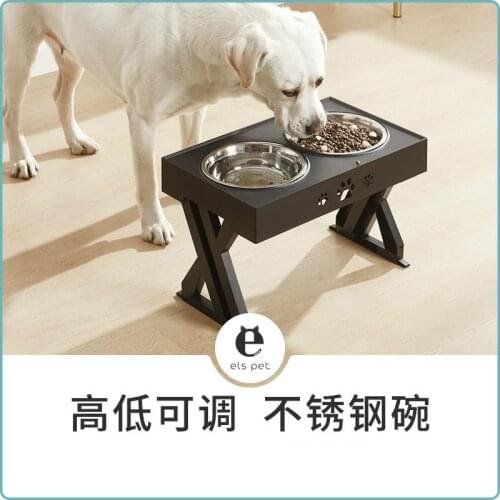 Pet Feeder, Food Bowl, Stainless Steel Bowl, Folding Bowl, Double Bowl For Cats And Dogs