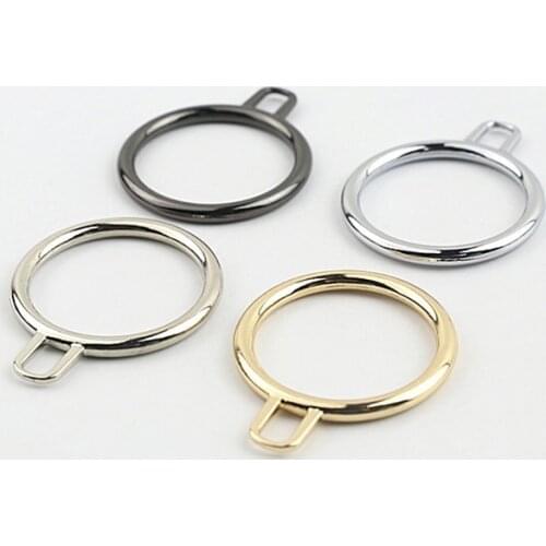 1pcs Metal Round Ring Fashion Decoration Buckle for DIY Leather Craft Bag Strap Belt Handle Shoulder Garments Shoes Accessories