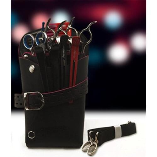 Multifunction Waist Bag Crossbody of Scissor Hairdressing Tool Storage for Hairdresser Pet Cosmetologist E322