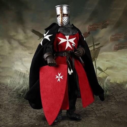 Pre-sale 1/6 MALTA KNIGHT HOSPITALLER Male Figure Model FIRE PHOENIX FP003 12'' Soldier Action Body Doll Full Set Toys