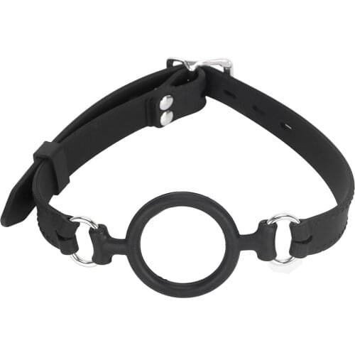 Muzzle Ring Bondage Strap Womens Adult Games Mouth Gag Harness Plug Sex Toys Products For Married Couples Oral Fixation Ball