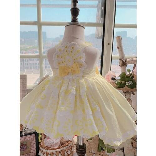 New 0-6 Years Old Girls Princess Dress Two Piece Suit Spain Grils Dress Shorts Two-Piece European and American Dress