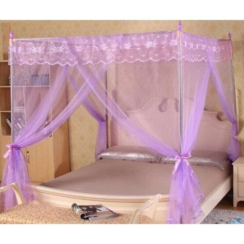 1PC new Heightening Square Three Open Door PULL Chained Mode Bunk Type Stainless Steel Roast Tube Mosquito Nets KR 017