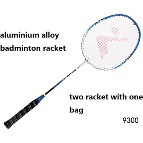 2 Player Badminton Bat Replacement Set Ultra Light aluminium alloy Badminton Racket with Bag