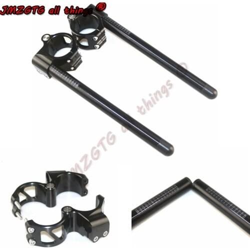 Universal Racing Adjustable CNC 41 50 51 53MM Motorcycle Racing Clip On On Fork Handlebar