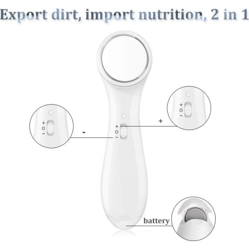 Hot Sale Antiaging Machine High Frequency Ultrasonic Facial Beauty Device Ionic Face Cleaner Wrinkle Removal Skin Lift Massager