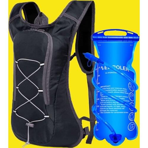 Cycling Water Bag Hydration Backpack Bicycle Riding Running Bag Reflective Pack Water Container 3L Bladder Backpack
