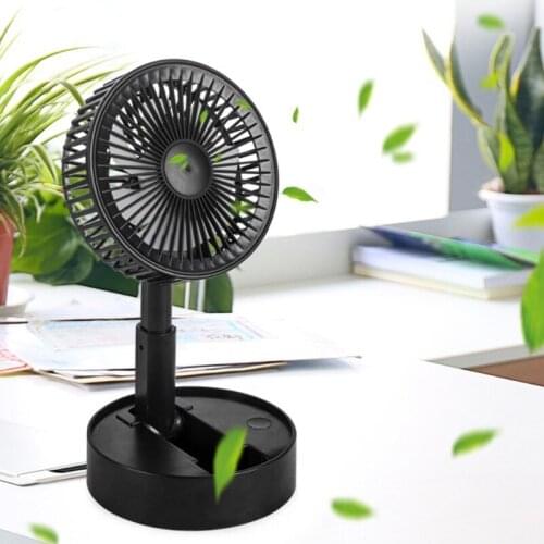 Retractable and Foldable Portable Mini Fan USB Charging Smart Personal Cooling Tool for Summer Home and Office Cooling