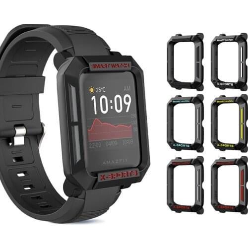 TPU Soft Edge Frame Protector Smartwatch Case Shell For Amazfit BIP S/Lite/U/Pro GTS 2/GTS2 Mini Watch Protective Bumper Cover