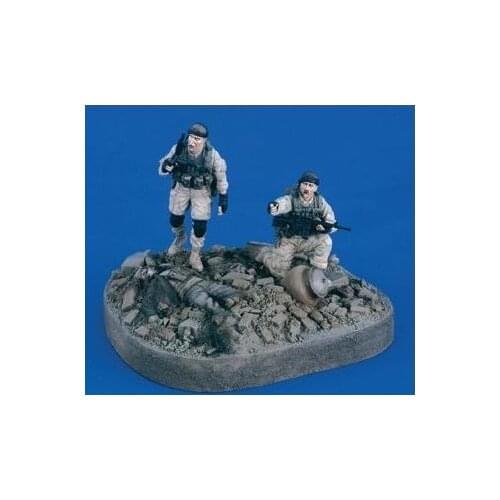 1/35 scale US soldiers special forces tactics 2 people miniatures Resin Model Kit figure Free Shipping