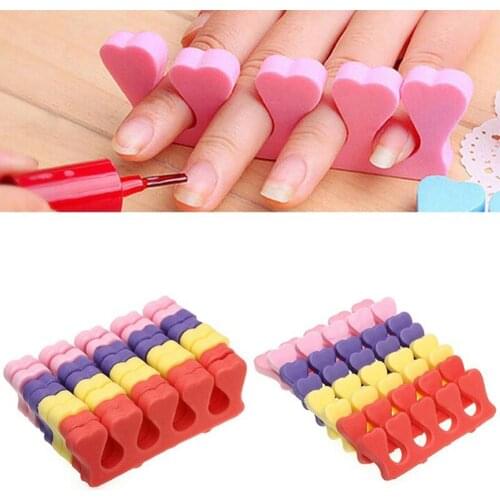 10/20Pcs Soft Sponge Nail Art Finger Toe Separator Nail Extending Painting Anti Touch Separate Manicure Accessories Tool Makeup