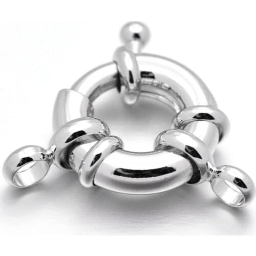 10pcs/15pcs Rack Plating Brass Spring Ring Clasp With Open Jump Ring For Jewelry DIY Making Findings Components 15x5mm 13x5mm