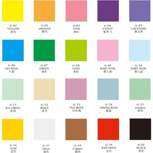 20colors pigment DIY Scrapbooking Vintage Crafts Ink pad Colorful Inkpad Stamps Sealing Decoration Stamp Paint Wedding