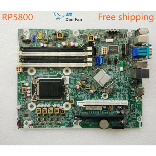 628655-001 628930-001 Desktop Motherboard For HP RP5800 POS system Motherboard H61 LGA1155 Mainboard 100%tested fully work