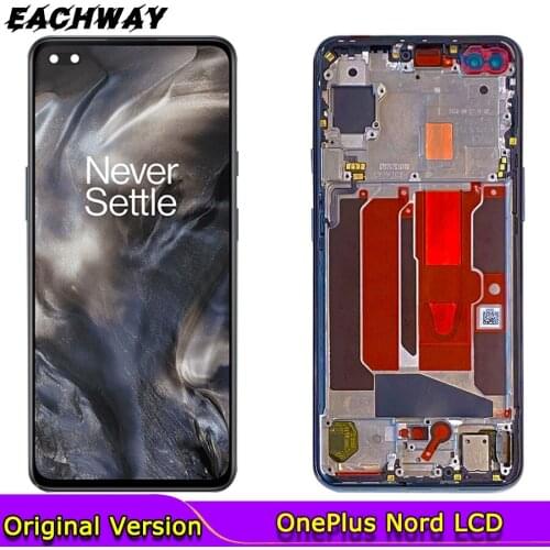 AMOLED Screen For OnePlus Nord LCD Display Touch Screen Panel Digitizer Replacement Part AC2001 AC2003 6.44" Oneplus Nord LCD