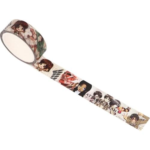 YA355 Anime Washi Tape Vintage Funny DIY Scrapbooking Kids Washi Tape Printed Pattern Stickers