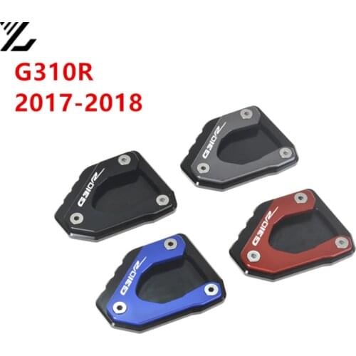 Motorcycle Side Stand Pad Plate Kickstand Enlarger Support Extension For BMW G310R GS310 2017 2018