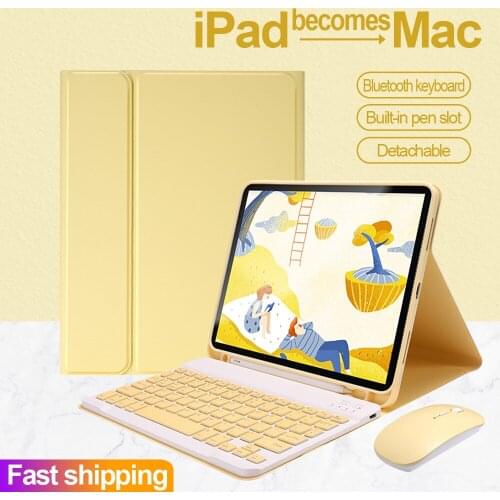 For IPad 9.7 2017 2018 10.2 2019 2020 10.9 5th 6th 7th 8th Keyboard Mouse Case for IPad Air 1 2 3 4 Pro 9.7 10.5 11 Funda Cover
