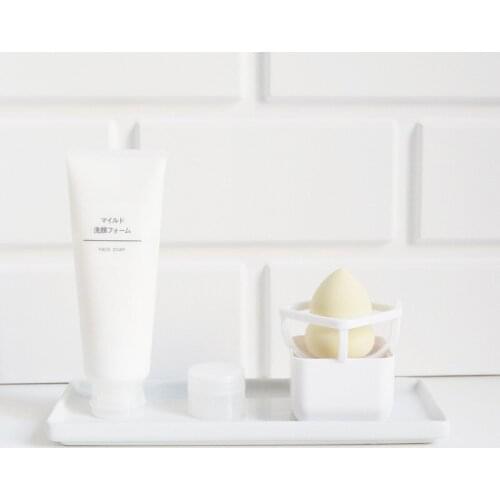 Makeup Sponge Holder Dustproof Leachate Gourd Powder Puff Storage Rack Makeup Egg Sponge Egg Bracket Air Cushion Storage Shelf