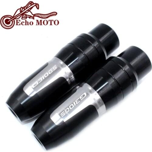 For BMW G310GS G 310GS G310 GS 2017 2018 2019 2020 Motorcycle CNC Frame Crash Pads Exhaust Sliders Crash Protector With logo
