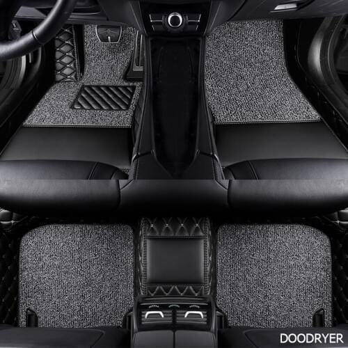 DOODRYER custom leather car floor mats for Lincoln all models Navigator MKZ MKS MKC MKX MKT car mats accessories auto styling