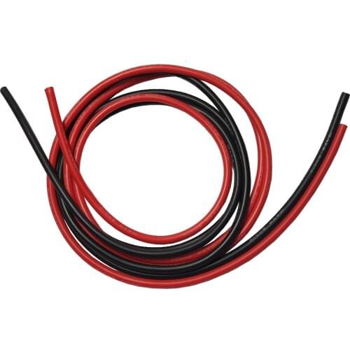 JKM Flexible Silicone 10AWG Cable 1-10m Tinned Pure Copper Wire DIY Heat-Resistant Cable Ultra Soft