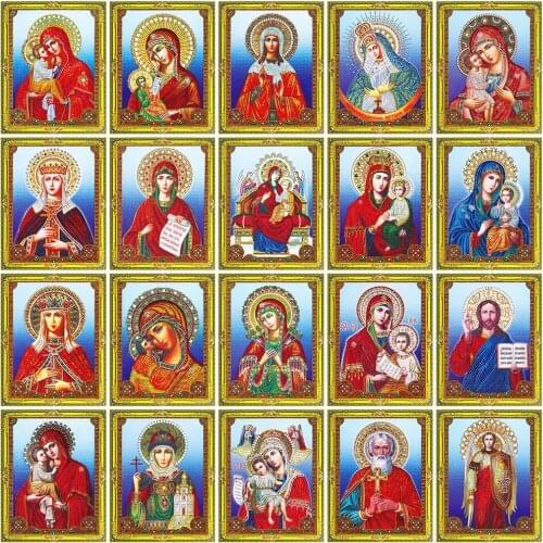 Huacan Special Shaped DIY Diamond Painting Religion Icons 5D Diamond Embroidery Mosaic Home Decor Sale