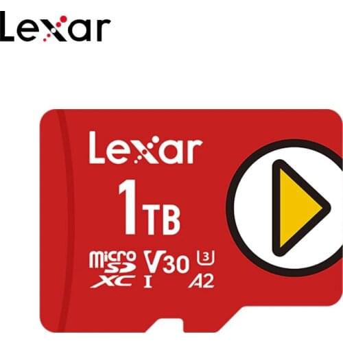 Lexar 512GB Memory Card 1TB V30 U3 A2 PLAY Micro SDXC Card UHS-I Card C10 A1 256GB Flash Card TF Card For Portable Gaming Device