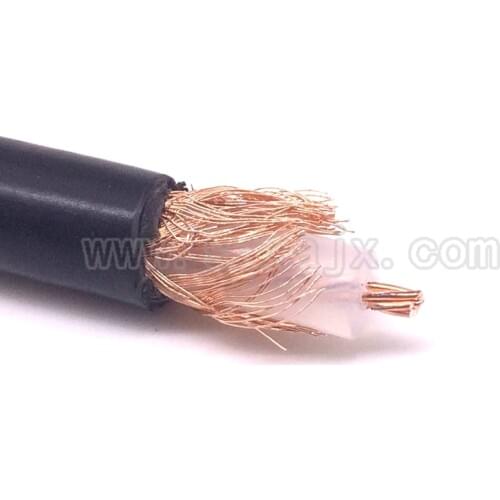 10 meters 50-5 coaxial cable Black 7mm 50 Ohm 30ft for crimp connector fast shipping